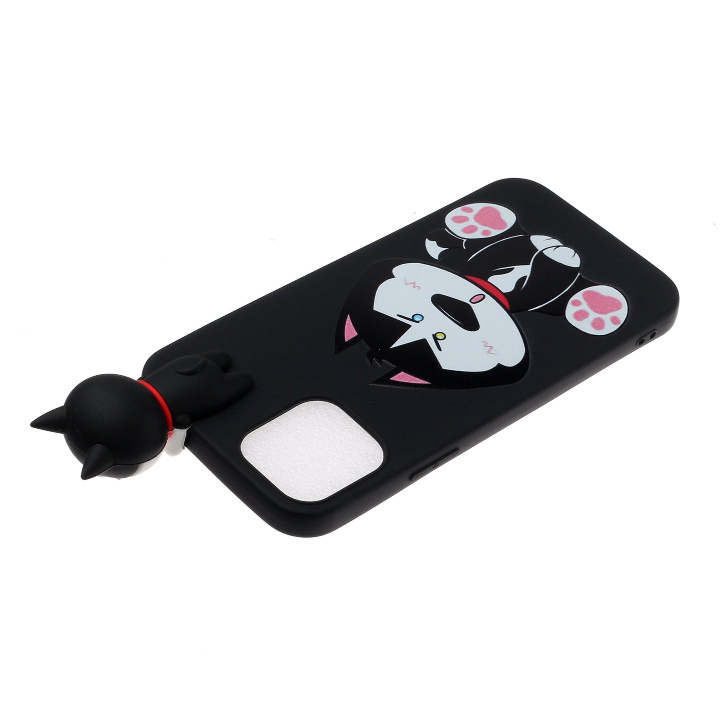 Cute 3D Doll Pattern Printing TPU Back Case for iPhone 13 Pro 6.1 inch Mobile Phone Casing