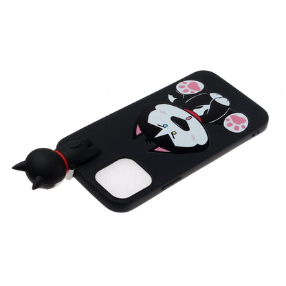 Cute 3D Doll Pattern Printing TPU Back Case for iPhone 13 Pro 6.1 inch Mobile Phone Casing
