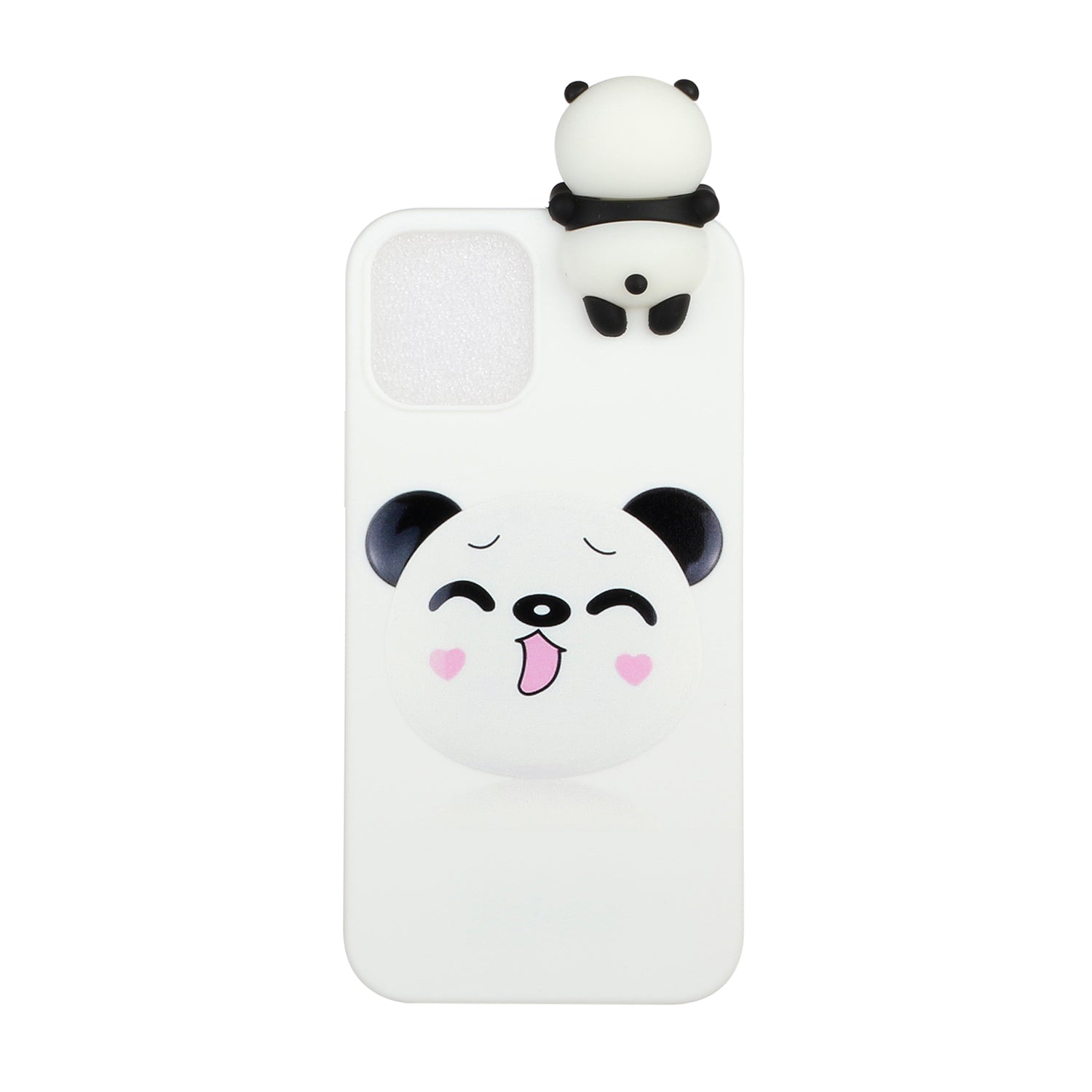 Cute 3D Doll Pattern Printing TPU Back Case for iPhone 13 Pro 6.1 inch Mobile Phone Casing