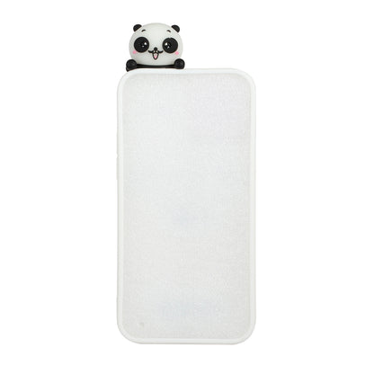 Cute 3D Doll Pattern Printing TPU Back Case for iPhone 13 Pro 6.1 inch Mobile Phone Casing