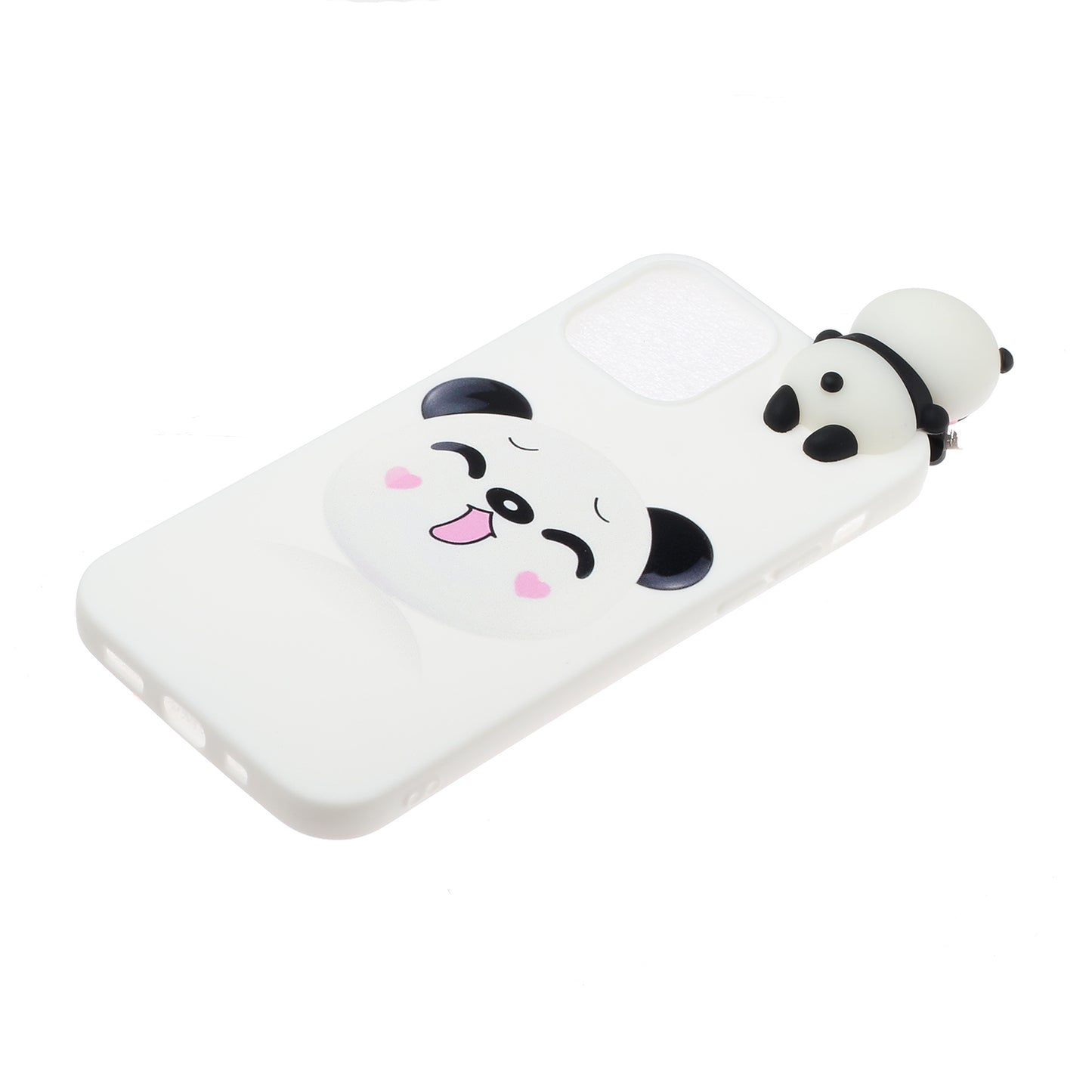 Cute 3D Doll Pattern Printing TPU Back Case for iPhone 13 Pro 6.1 inch Mobile Phone Casing