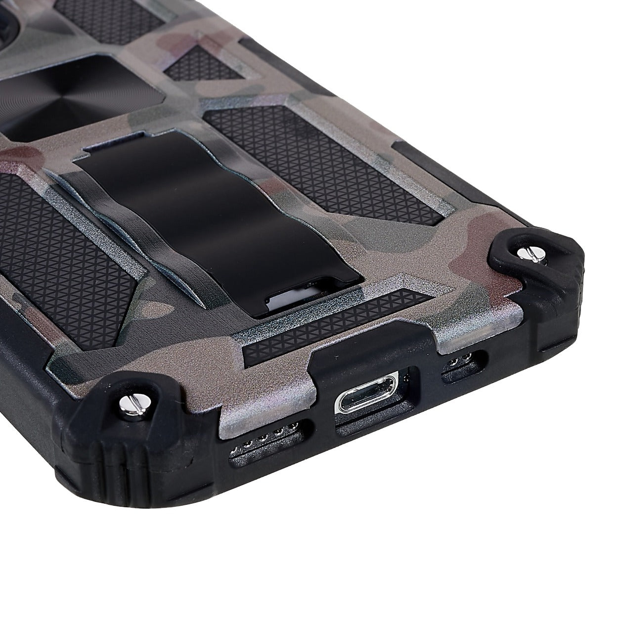 Camouflage Design Well-protected Drop-proof Phone Shell for iPhone 13 Pro 6.1 inch