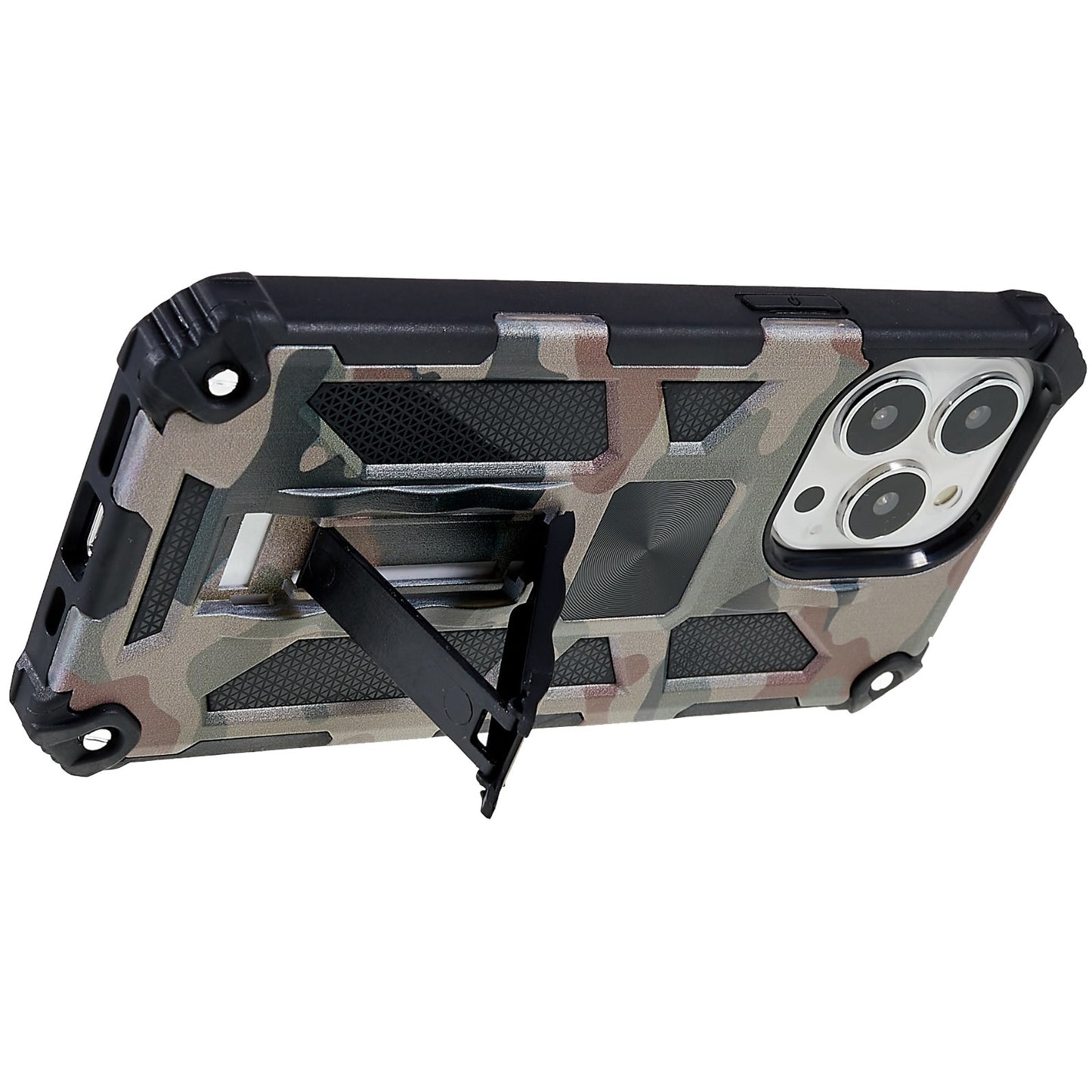 Camouflage Design Well-protected Drop-proof Phone Shell for iPhone 13 Pro 6.1 inch