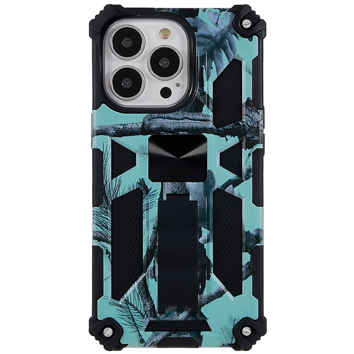 Camouflage Design Well-protected Drop-proof Phone Shell for iPhone 13 Pro 6.1 inch