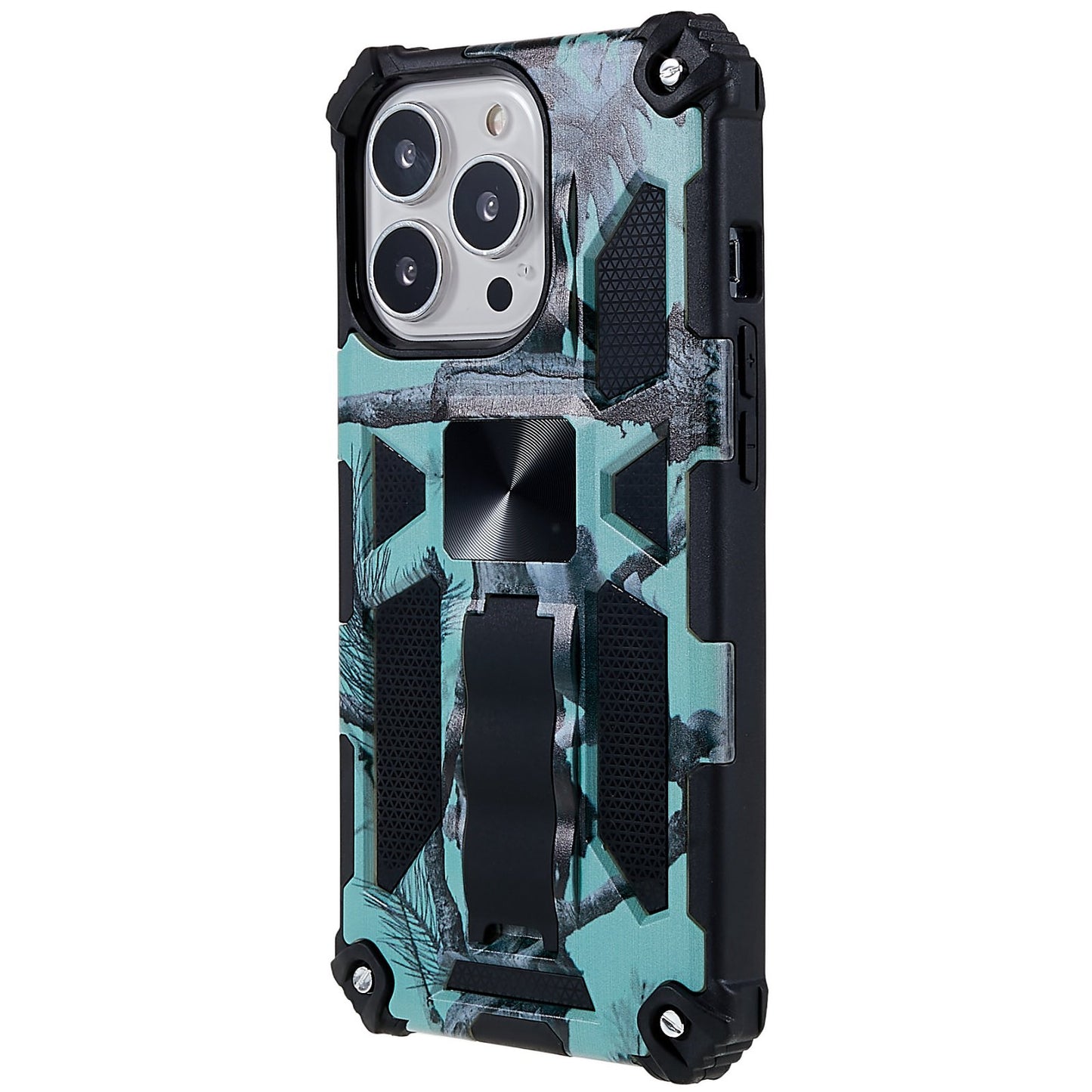 Camouflage Design Well-protected Drop-proof Phone Shell for iPhone 13 Pro 6.1 inch