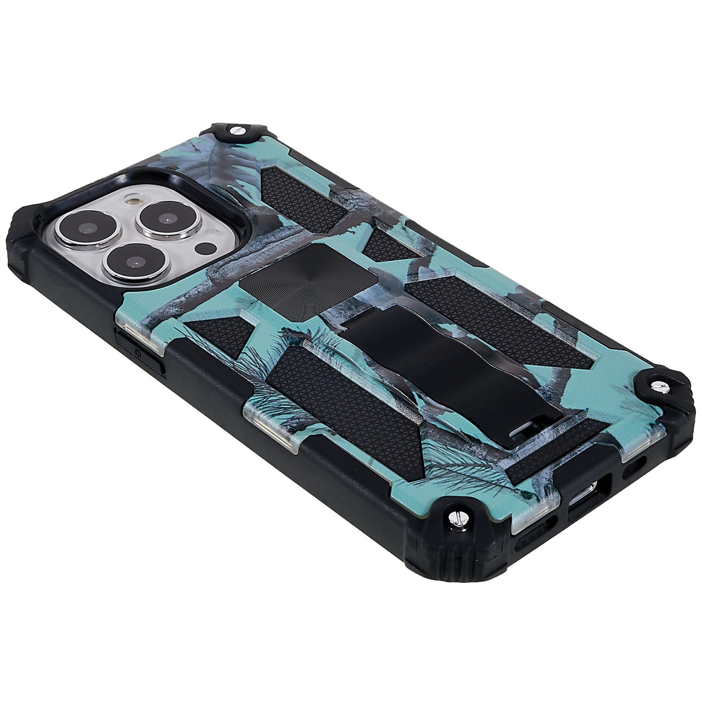 Camouflage Design Well-protected Drop-proof Phone Shell for iPhone 13 Pro 6.1 inch