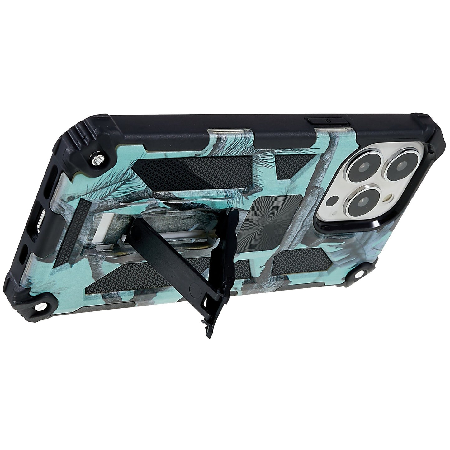Camouflage Design Well-protected Drop-proof Phone Shell for iPhone 13 Pro 6.1 inch