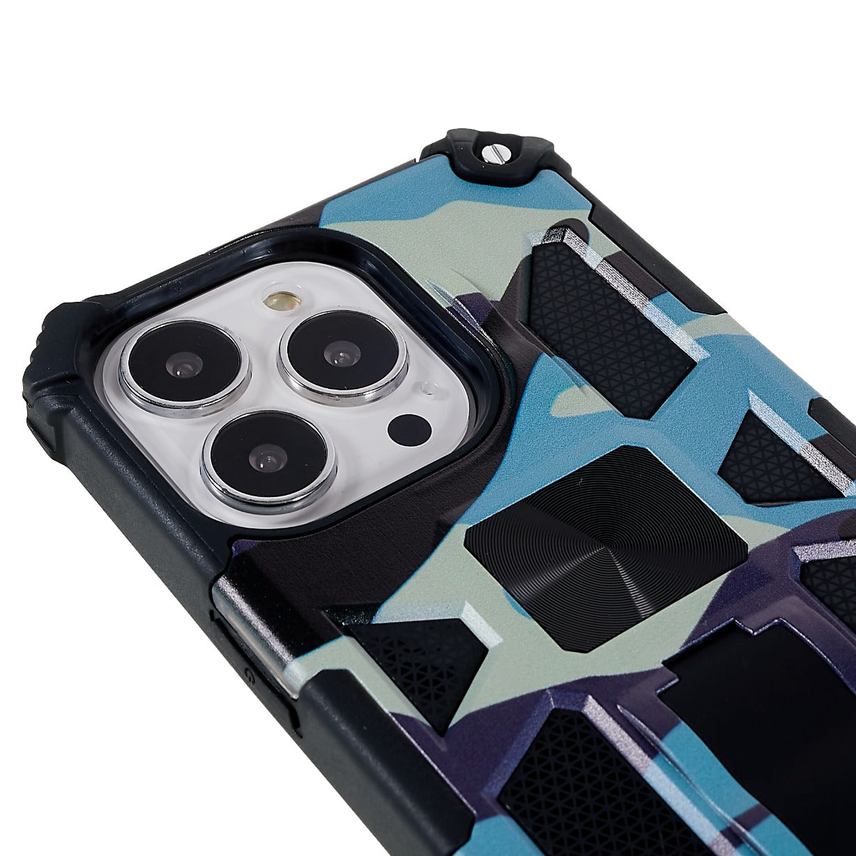 Camouflage Design Well-protected Drop-proof Phone Shell for iPhone 13 Pro 6.1 inch