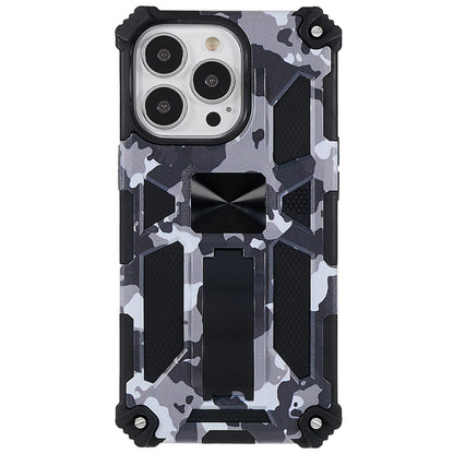 Camouflage Design Well-protected Drop-proof Phone Shell for iPhone 13 Pro 6.1 inch