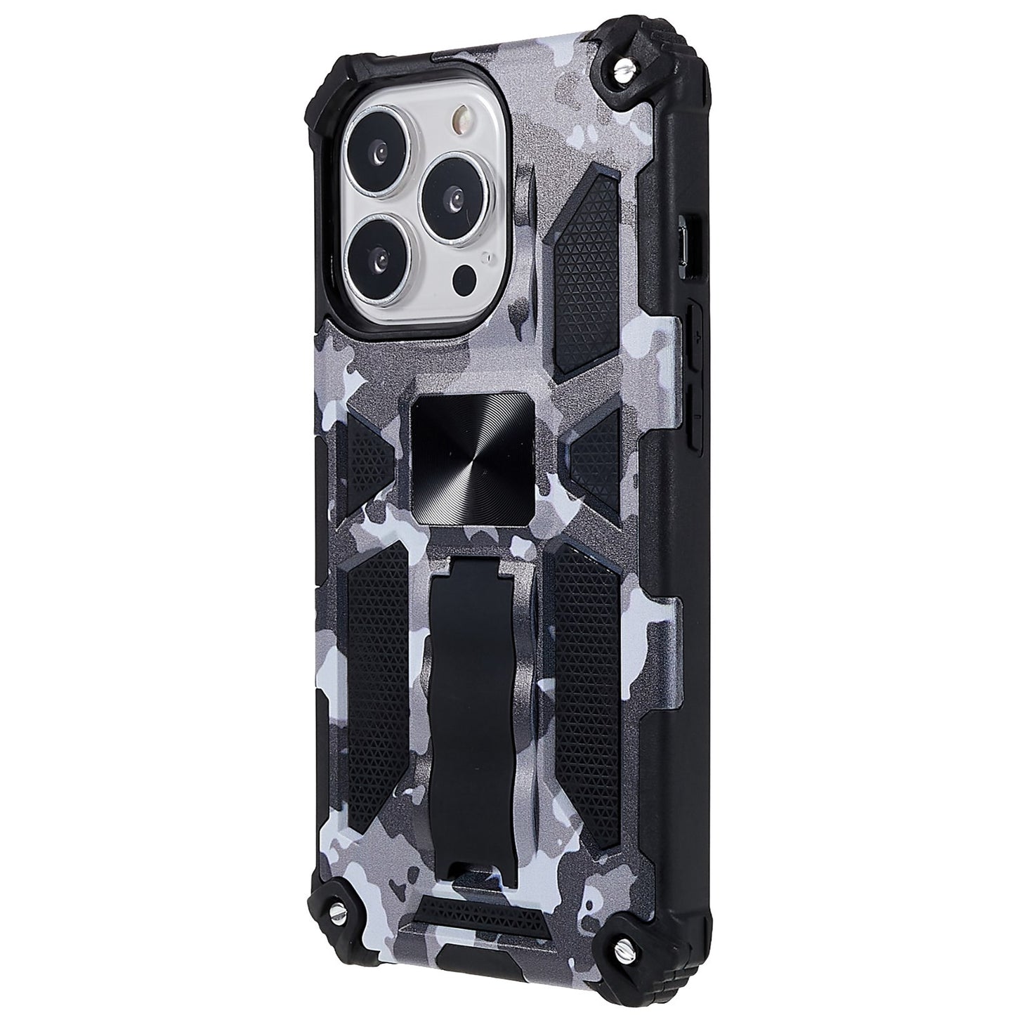 Camouflage Design Well-protected Drop-proof Phone Shell for iPhone 13 Pro 6.1 inch