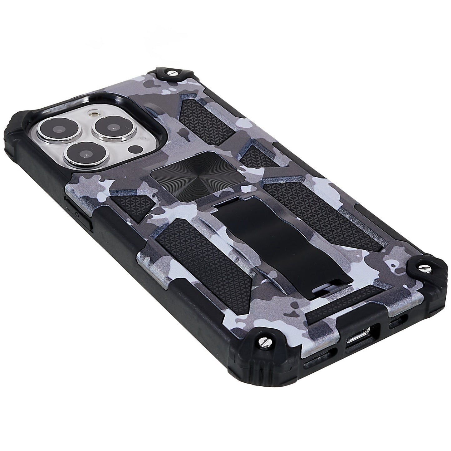 Camouflage Design Well-protected Drop-proof Phone Shell for iPhone 13 Pro 6.1 inch