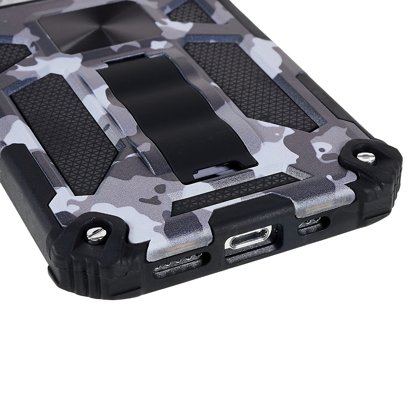 Camouflage Design Well-protected Drop-proof Phone Shell for iPhone 13 Pro 6.1 inch