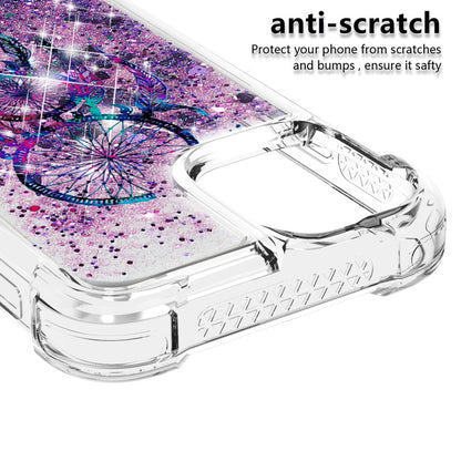 Cute Pattern Liquid Quicksand Series Bling Sparkle Soft TPU Protective Cover for iPhone 13 Pro Max 6.7 inch