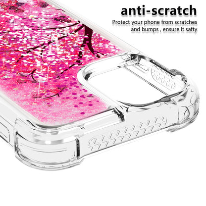 Cute Pattern Liquid Quicksand Series Bling Sparkle Soft TPU Protective Cover for iPhone 13 Pro Max 6.7 inch