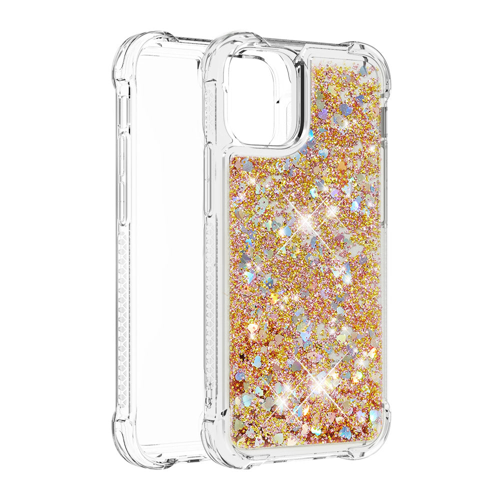 Glitter Bling Liquid Sparkle Fashion Flowing Quicksand TPU Case for iPhone 13 Pro 6.1 inch