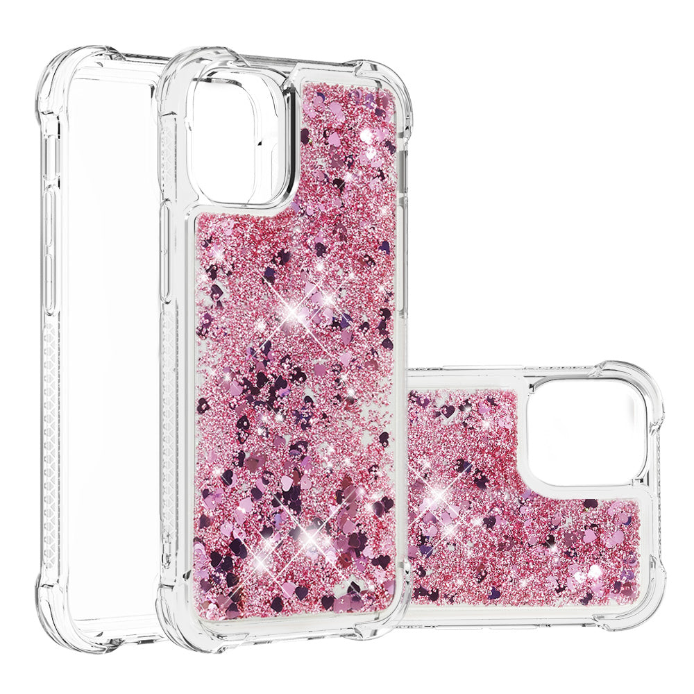 Glitter Bling Liquid Sparkle Fashion Flowing Quicksand TPU Case for iPhone 13 Pro 6.1 inch