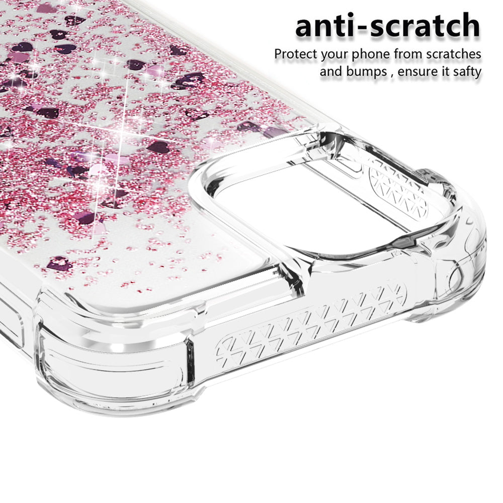 Glitter Bling Liquid Sparkle Fashion Flowing Quicksand TPU Case for iPhone 13 Pro 6.1 inch