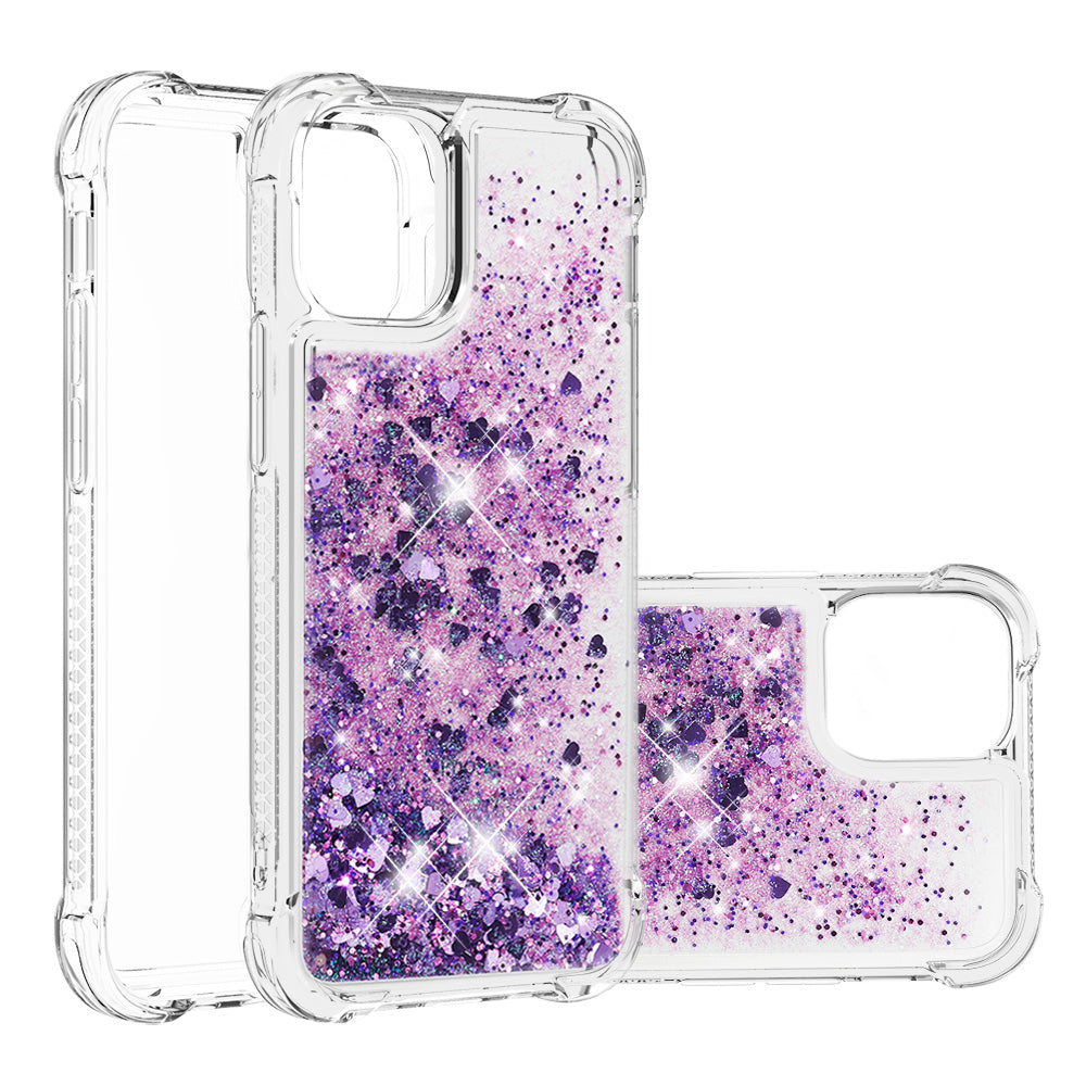 Glitter Bling Liquid Sparkle Fashion Flowing Quicksand TPU Case for iPhone 13 Pro 6.1 inch