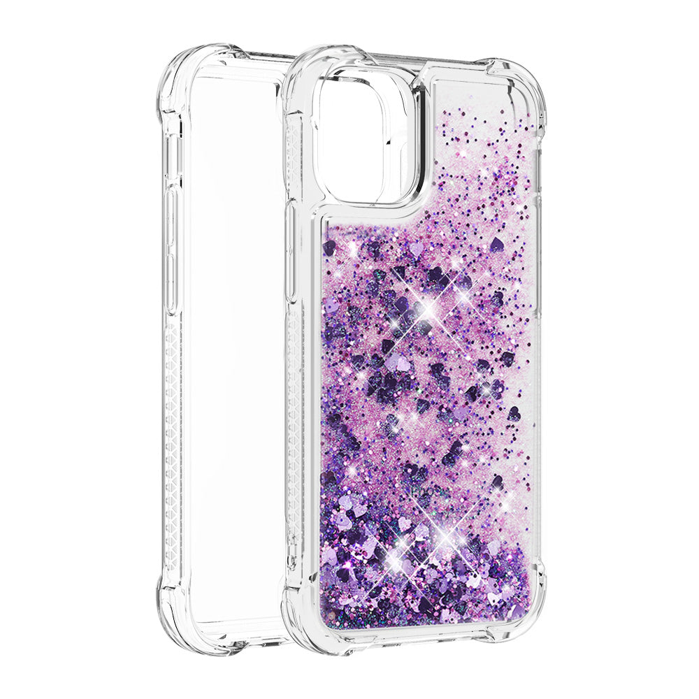 Glitter Bling Liquid Sparkle Fashion Flowing Quicksand TPU Case for iPhone 13 Pro 6.1 inch