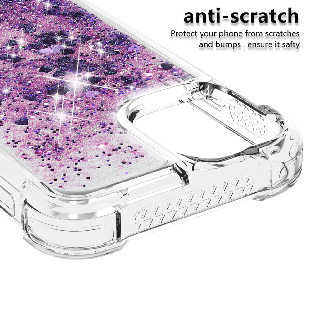 Glitter Bling Liquid Sparkle Fashion Flowing Quicksand TPU Case for iPhone 13 Pro 6.1 inch