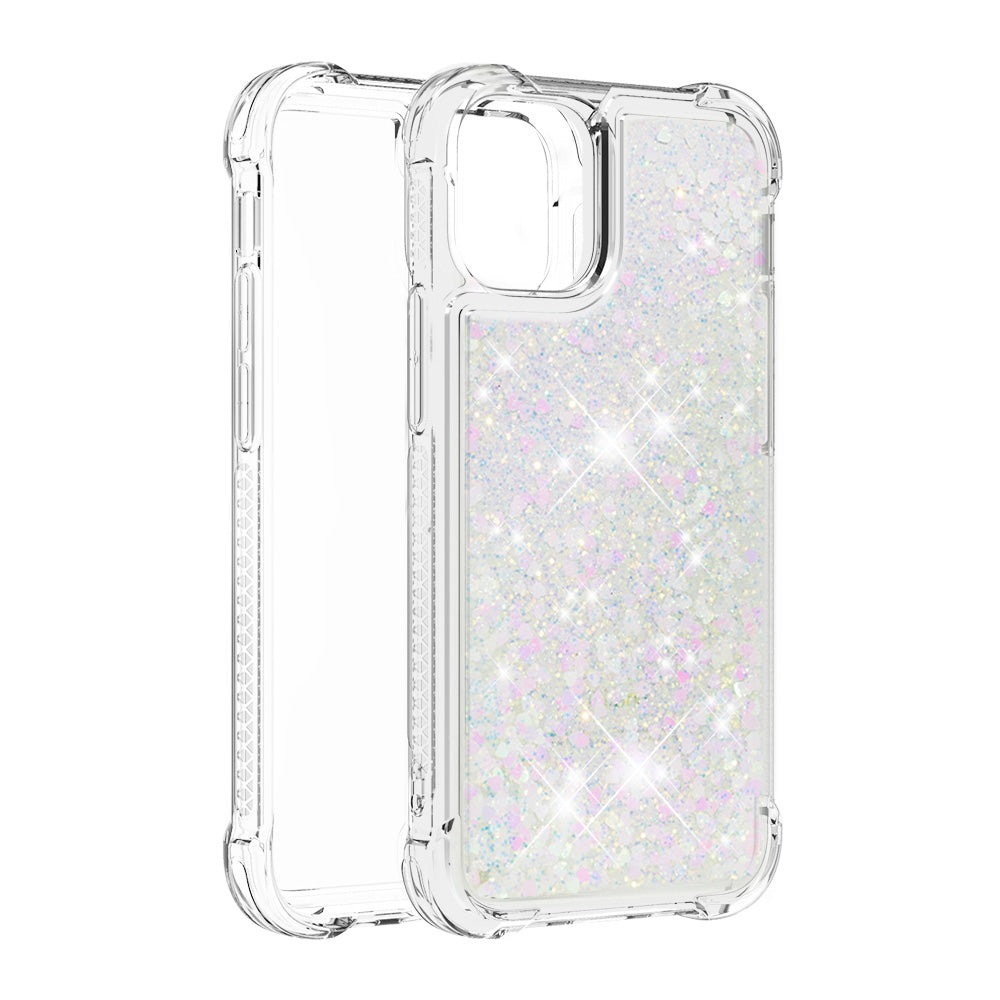 Glitter Bling Liquid Sparkle Fashion Flowing Quicksand TPU Case for iPhone 13 Pro 6.1 inch
