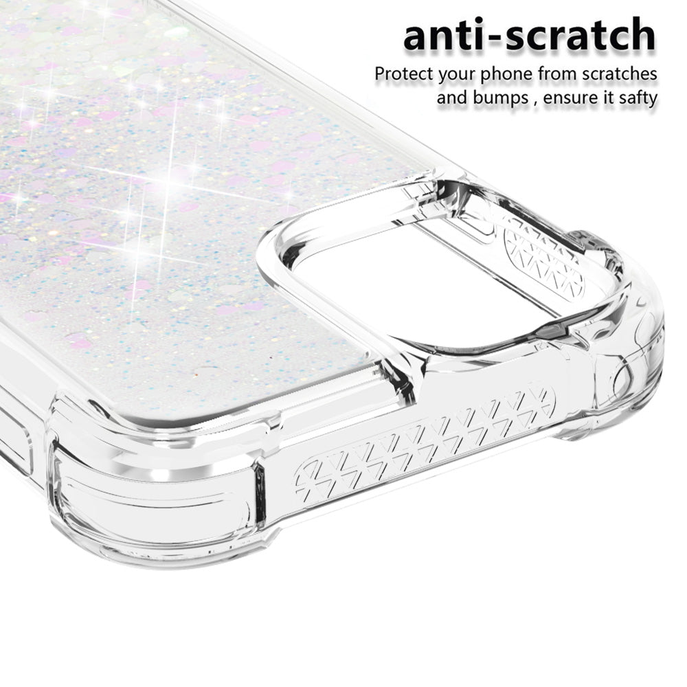 Glitter Bling Liquid Sparkle Fashion Flowing Quicksand TPU Case for iPhone 13 Pro 6.1 inch