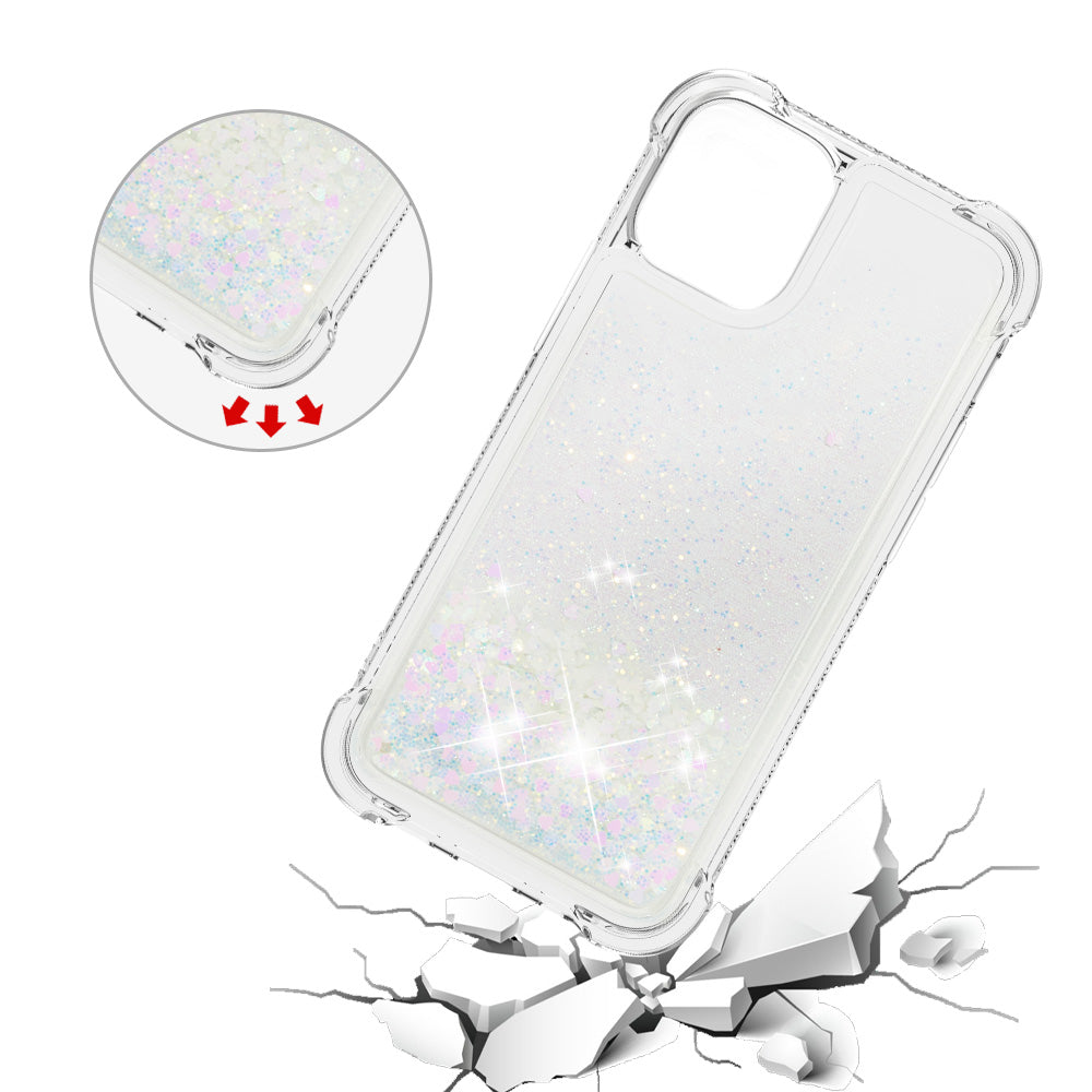 Glitter Bling Liquid Sparkle Fashion Flowing Quicksand TPU Case for iPhone 13 Pro 6.1 inch