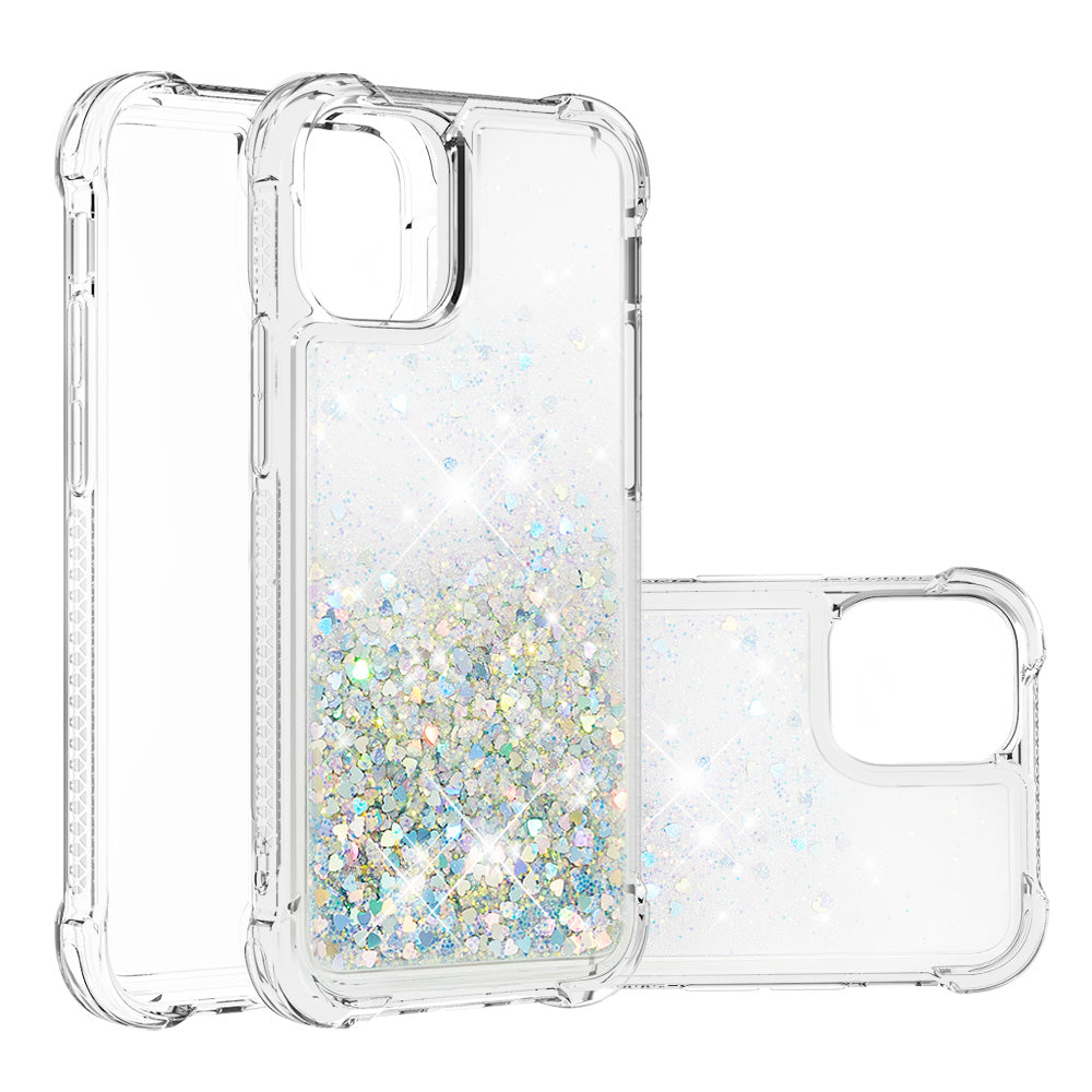 Glitter Bling Liquid Sparkle Fashion Flowing Quicksand TPU Case for iPhone 13 Pro 6.1 inch
