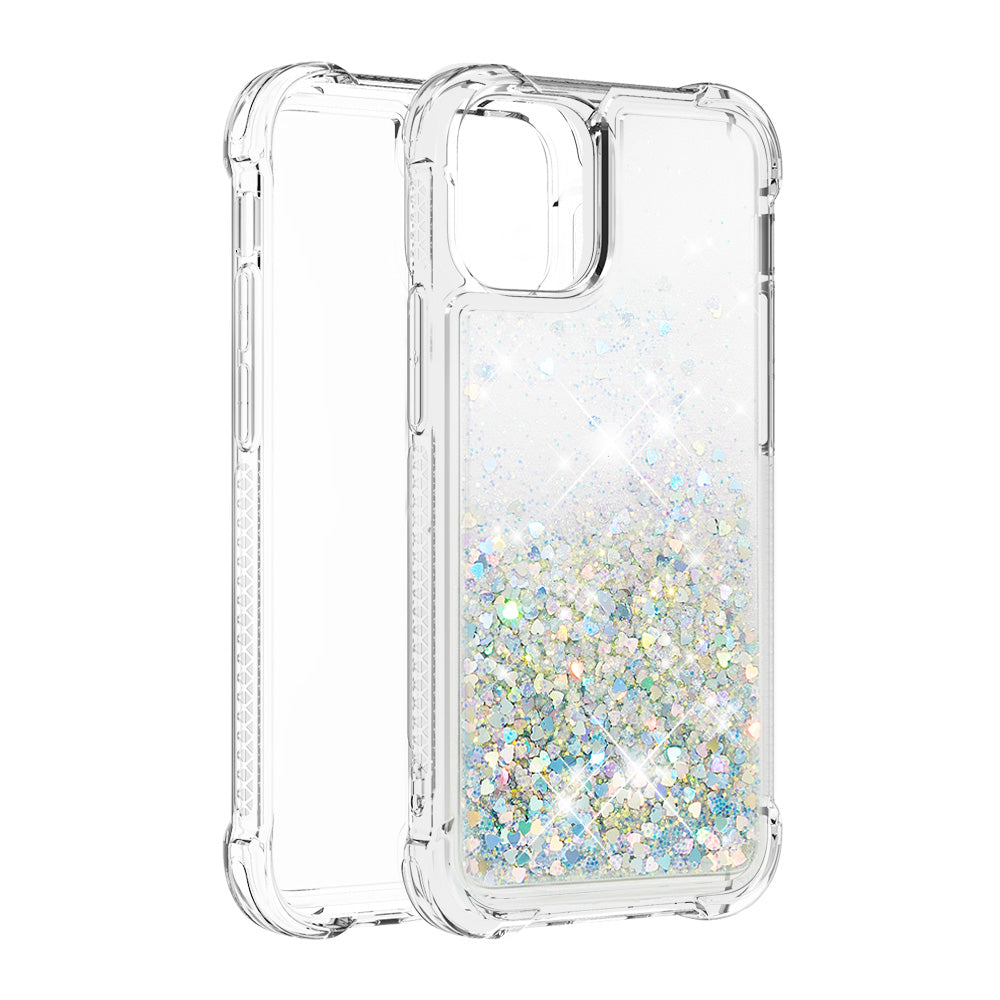 Glitter Bling Liquid Sparkle Fashion Flowing Quicksand TPU Case for iPhone 13 Pro 6.1 inch