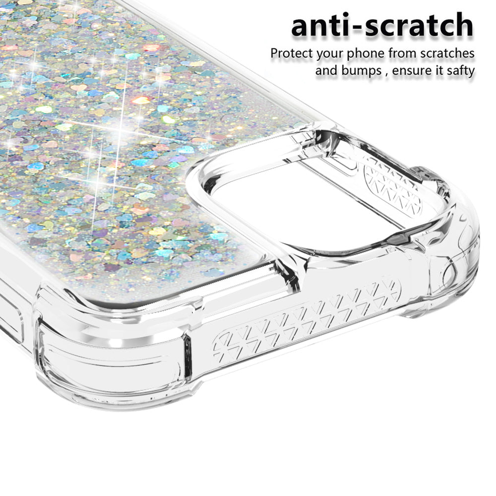 Glitter Bling Liquid Sparkle Fashion Flowing Quicksand TPU Case for iPhone 13 Pro 6.1 inch