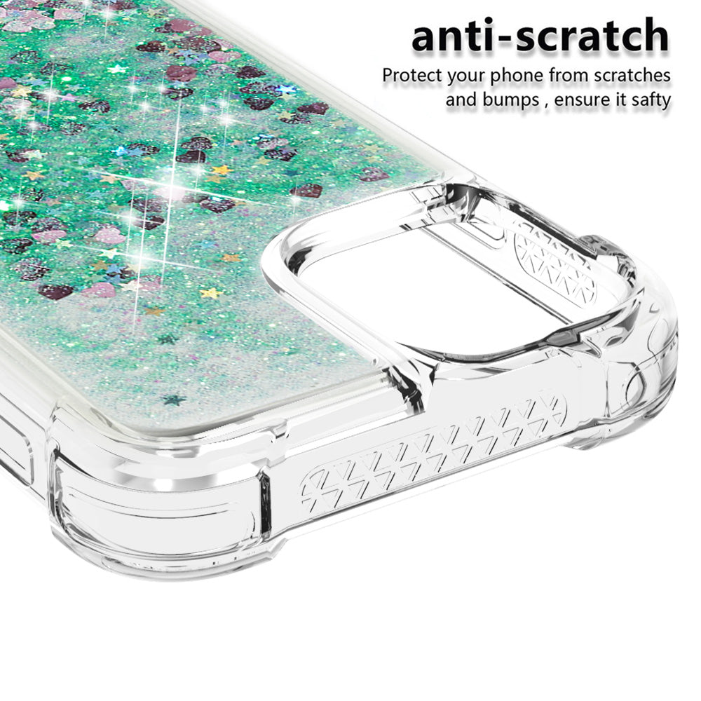 Glitter Bling Liquid Sparkle Fashion Flowing Quicksand TPU Case for iPhone 13 Pro 6.1 inch