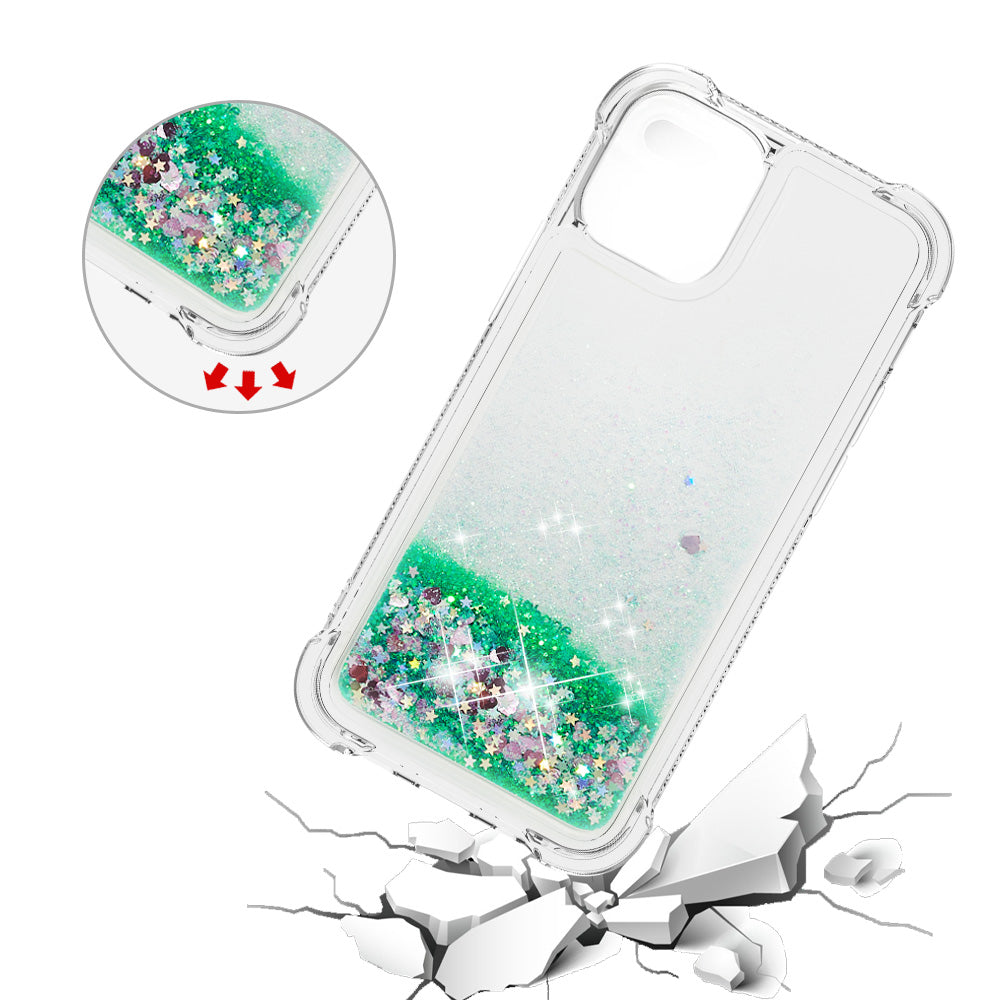 Glitter Bling Liquid Sparkle Fashion Flowing Quicksand TPU Case for iPhone 13 Pro 6.1 inch