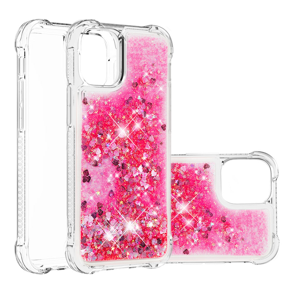 Glitter Bling Liquid Sparkle Fashion Flowing Quicksand TPU Case for iPhone 13 Pro 6.1 inch