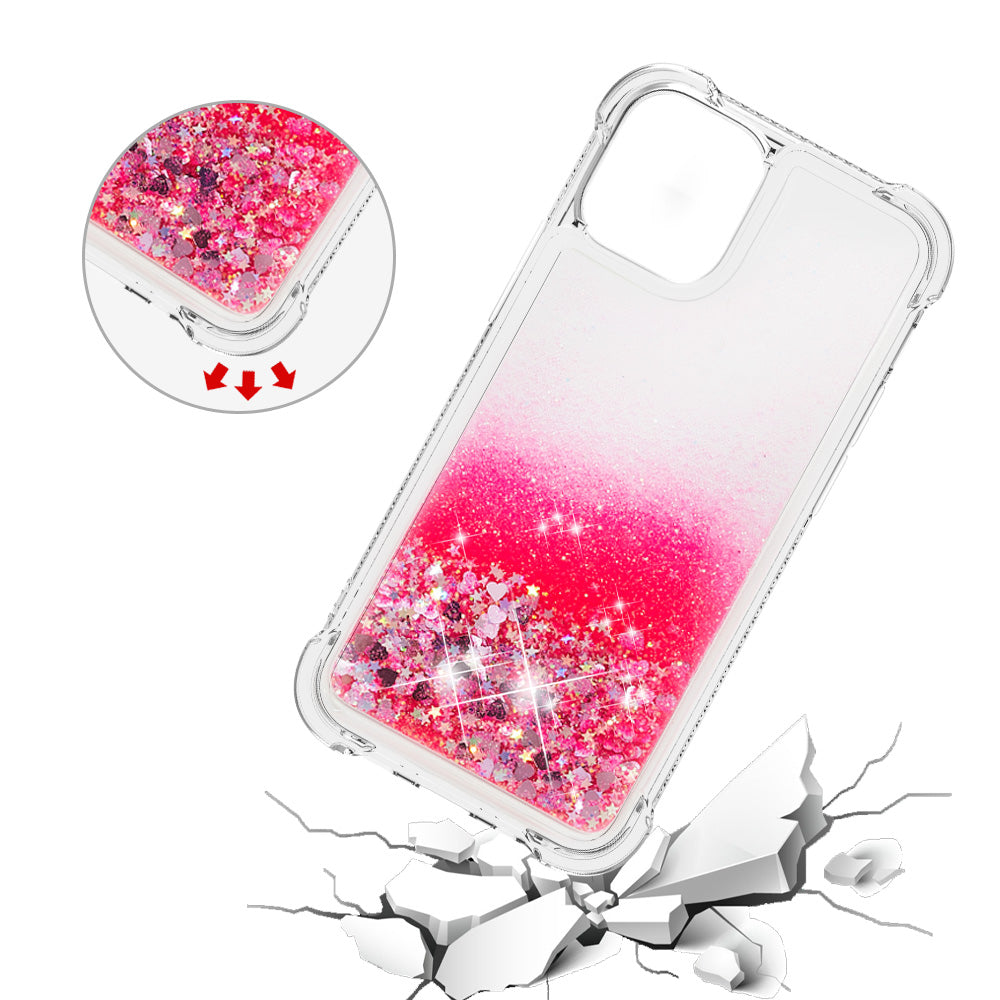 Glitter Bling Liquid Sparkle Fashion Flowing Quicksand TPU Case for iPhone 13 Pro 6.1 inch