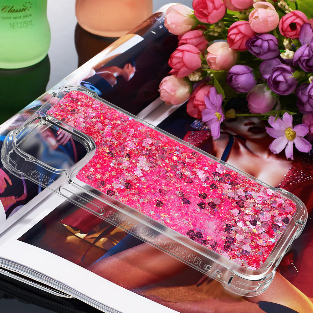 Glitter Bling Liquid Sparkle Fashion Flowing Quicksand TPU Case for iPhone 13 Pro 6.1 inch
