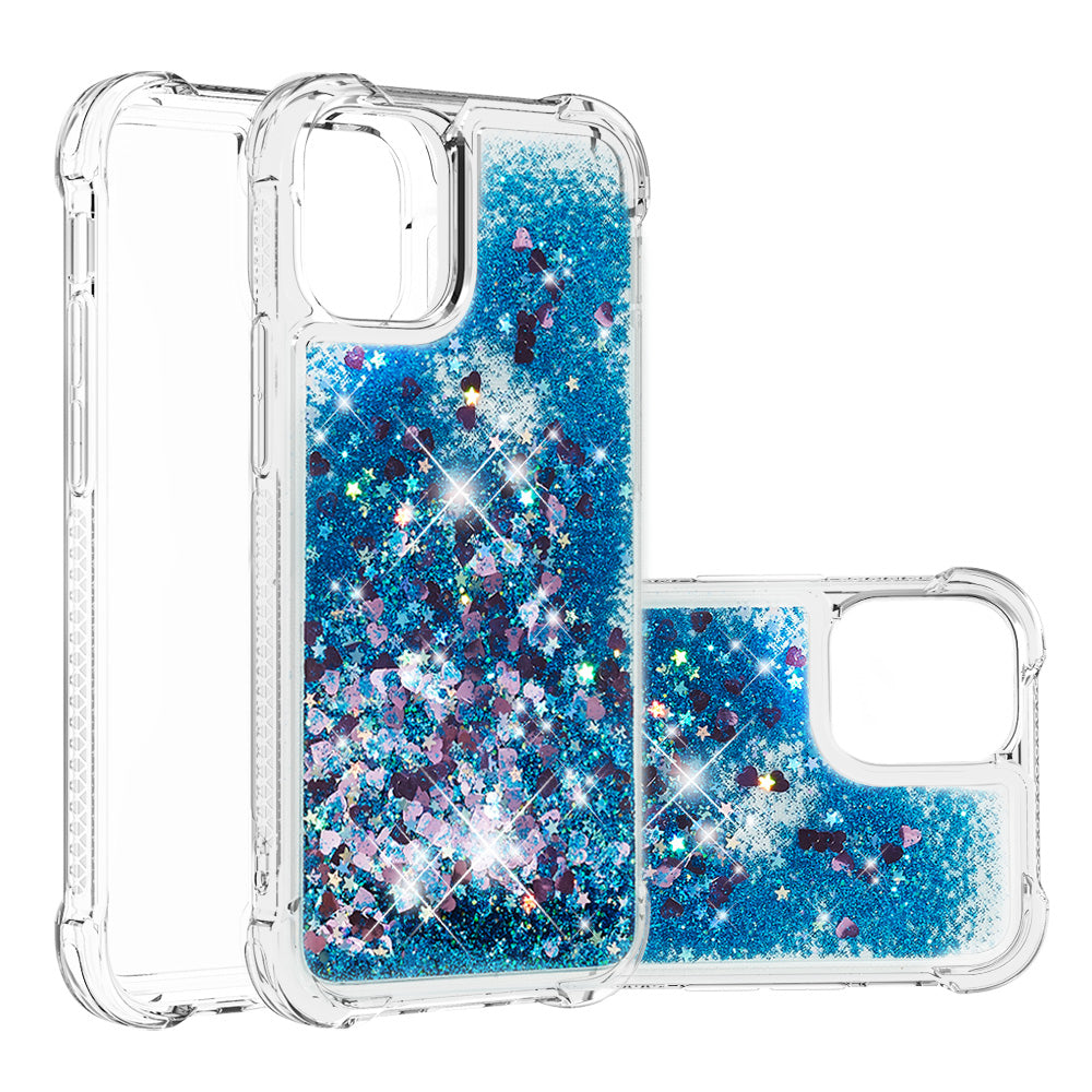 Glitter Bling Liquid Sparkle Fashion Flowing Quicksand TPU Case for iPhone 13 Pro 6.1 inch