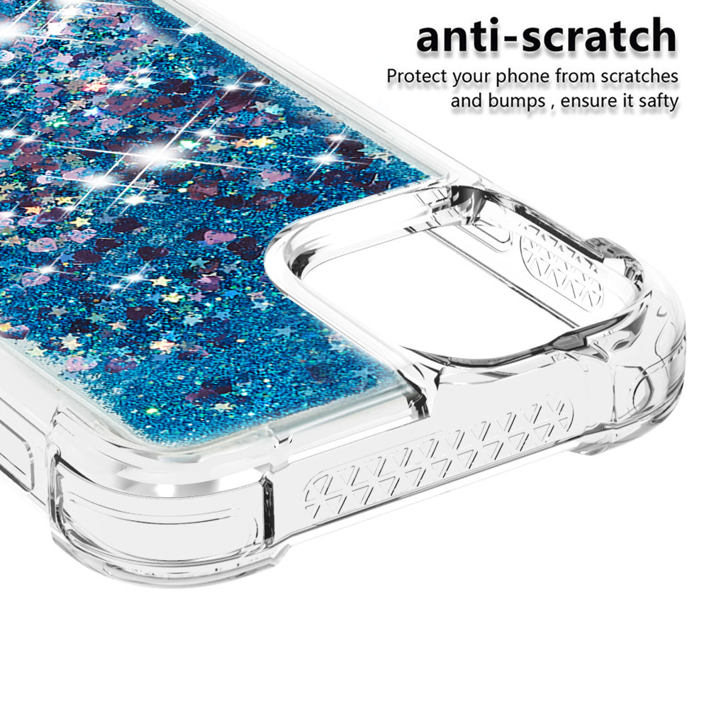 Glitter Bling Liquid Sparkle Fashion Flowing Quicksand TPU Case for iPhone 13 Pro 6.1 inch