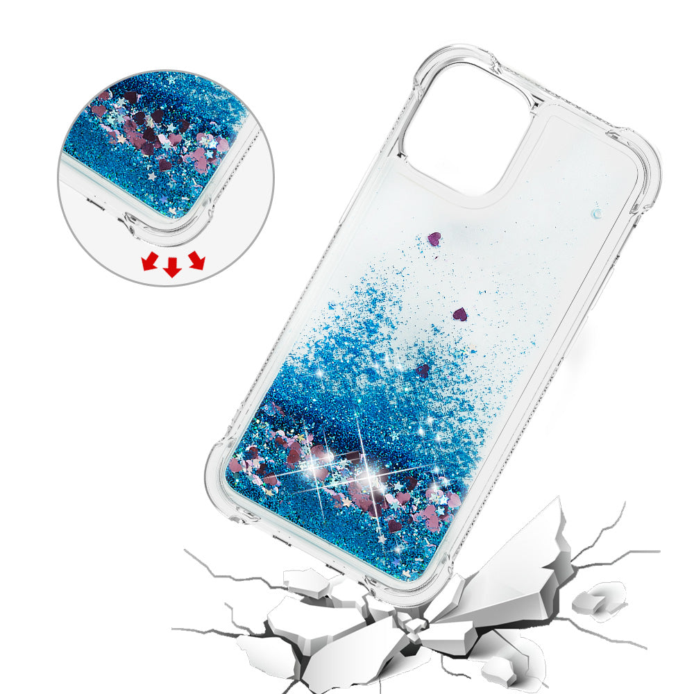 Glitter Bling Liquid Sparkle Fashion Flowing Quicksand TPU Case for iPhone 13 Pro 6.1 inch