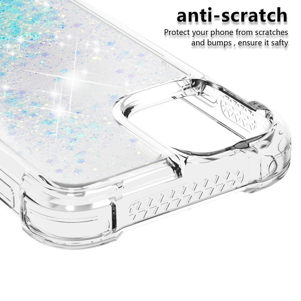 Glitter Bling Liquid Sparkle Fashion Flowing Quicksand TPU Case for iPhone 13 Pro 6.1 inch