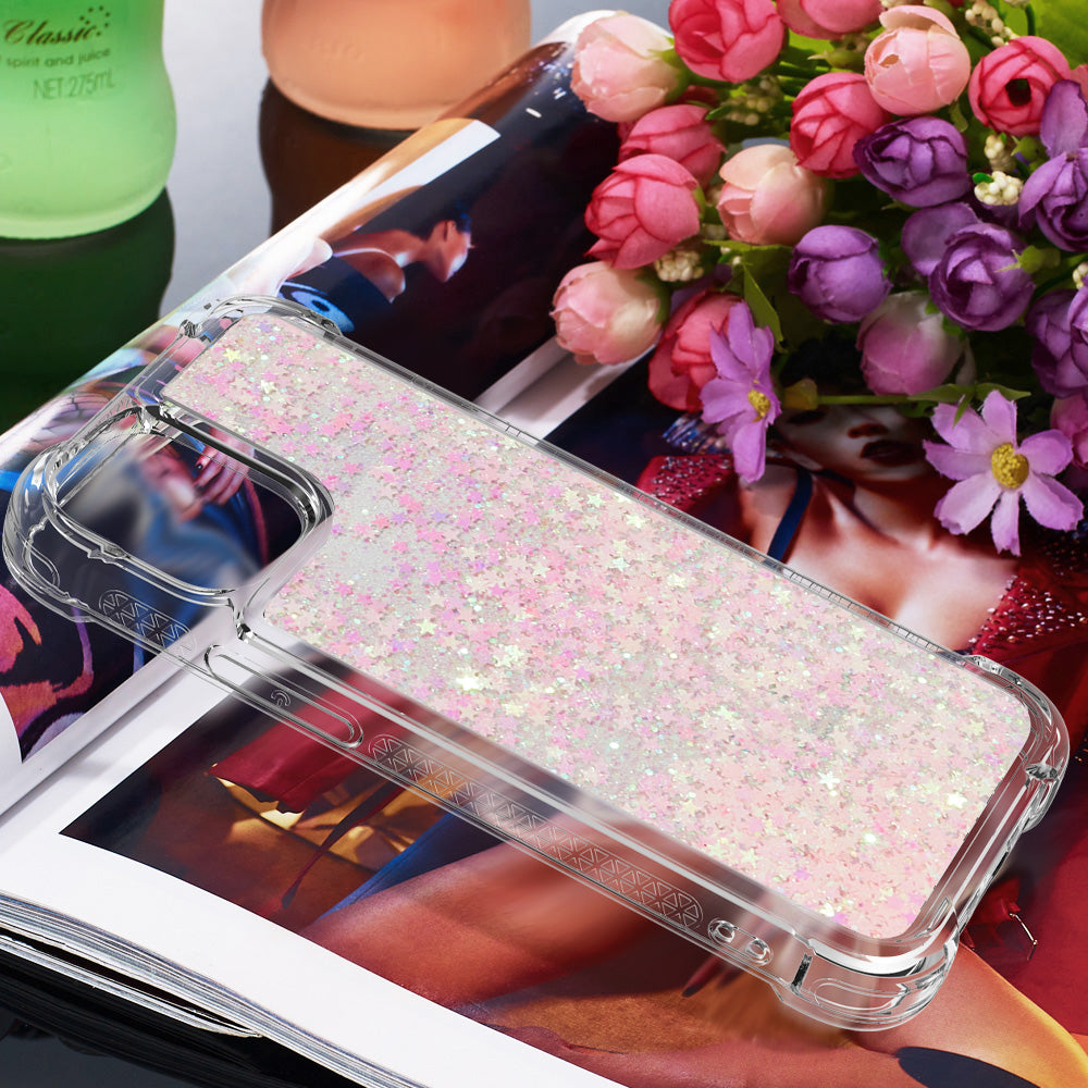 Glitter Bling Liquid Sparkle Fashion Flowing Quicksand TPU Case for iPhone 13 Pro 6.1 inch