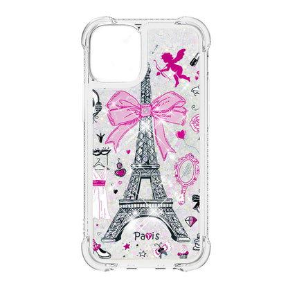 Liquid Quicksand Bumper Cushion Soft TPU Phone Case for iPhone 13 Pro 6.1 inch