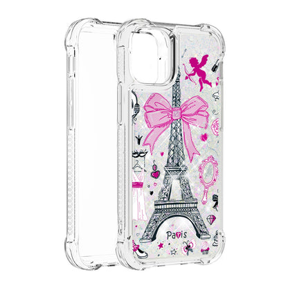 Liquid Quicksand Bumper Cushion Soft TPU Phone Case for iPhone 13 Pro 6.1 inch