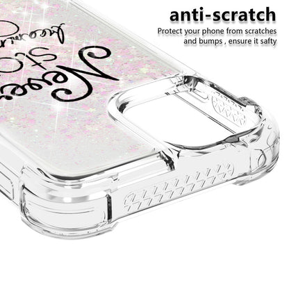 Liquid Quicksand Bumper Cushion Soft TPU Phone Case for iPhone 13 Pro 6.1 inch