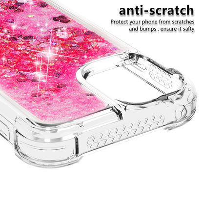 Luxury Fashion Design Moving Shiny Quicksand GlitterClear Soft TPUProtective Case Cover for iPhone 13 6.1 inch