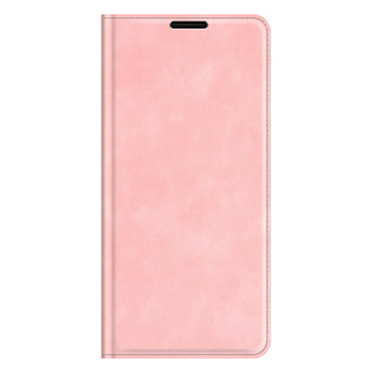PU Leather Magnetic Auto-absorbed Wallet Stand Phone Shell Case for iPhone 13 Pro Max 6.7 inch