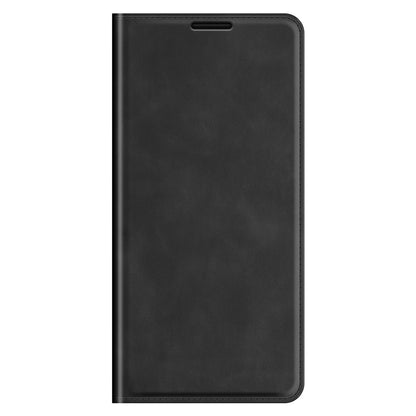 PU Leather Magnetic Auto-absorbed Wallet Stand Phone Shell Case for iPhone 13 Pro Max 6.7 inch