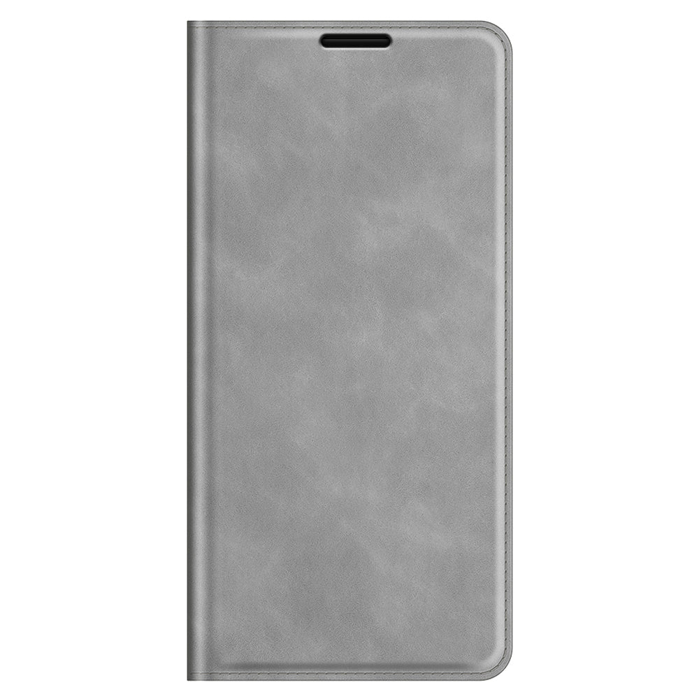 PU Leather Magnetic Auto-absorbed Wallet Stand Phone Shell Case for iPhone 13 Pro Max 6.7 inch