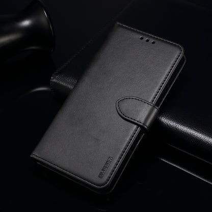 GUSSIM PU Leather Wallet Design Phone Stand Case Shell for Samsung Galaxy A12