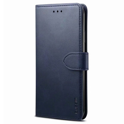 GUSSIM PU Leather Wallet Design Phone Stand Case Shell for Samsung Galaxy A12