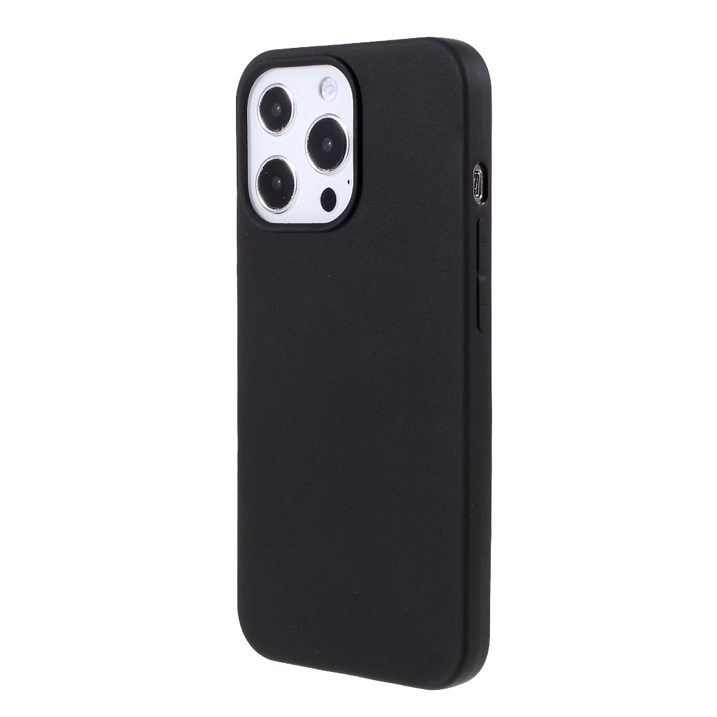 For iPhone 13 Pro 6.1 inch Slim Surface Layer Smooth Matte Soft Flexible TPU Cover